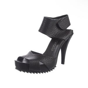 Pedro Garcia Penny Leather Platform Heel Size EU 38 (US 7.5)